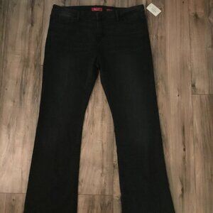 GUESS Mid Rise Bootcut Men s Jeans Denim Stretchy Pre Washed Logo Black 35